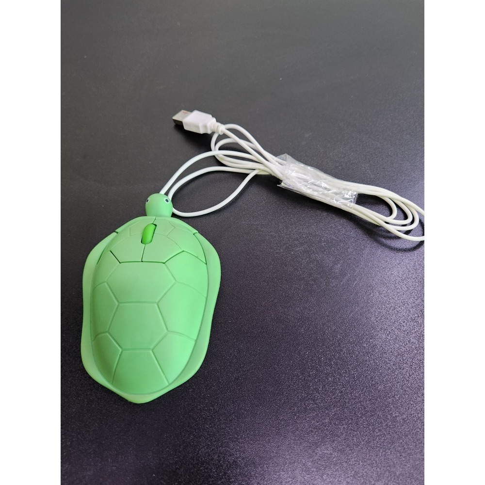 Cute Turtle Shape USB Wired Corded Mouse,1200DPI 3 Buttons USB Plug N Play Wi...